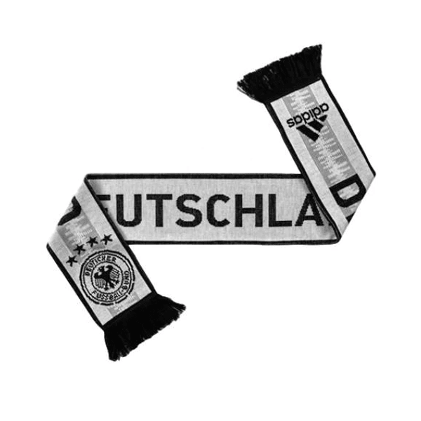 adidas Germany Fan Scarf (White/Black) | SoccerWearhouse
