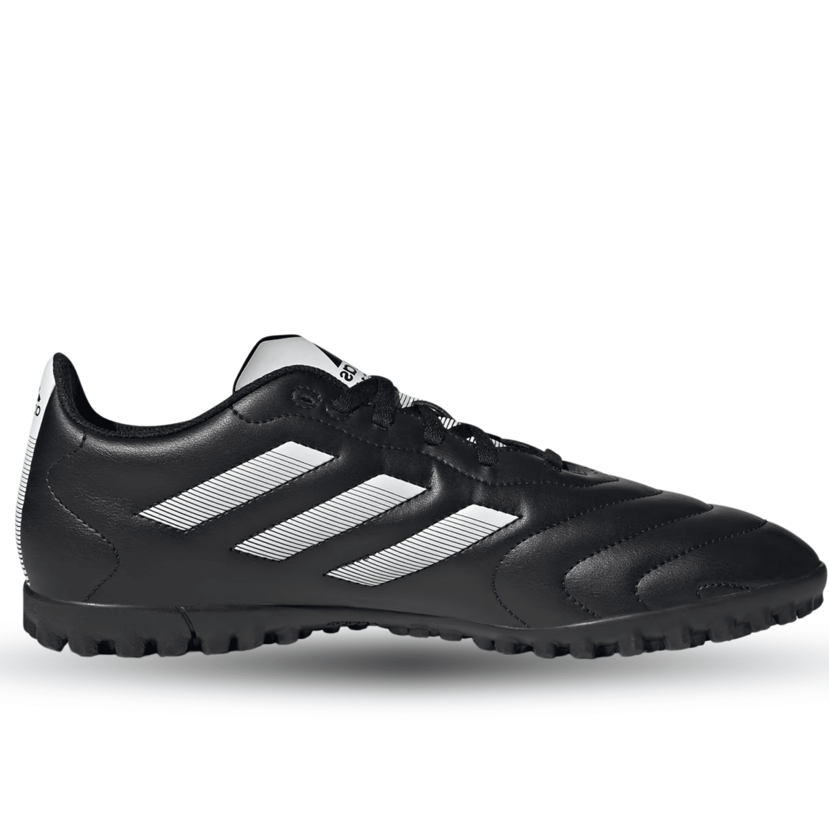 adidas Goletto VIII TF Artificial Turf Soccer Shoes (Black/White) | SoccerWearhouse