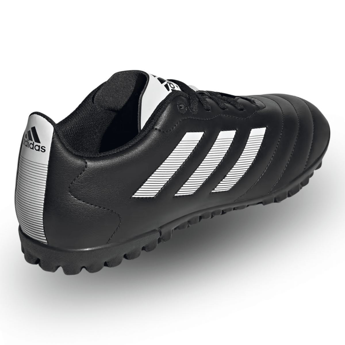 adidas Goletto VIII TF Artificial Turf Soccer Shoes (Black/White) | SoccerWearhouse