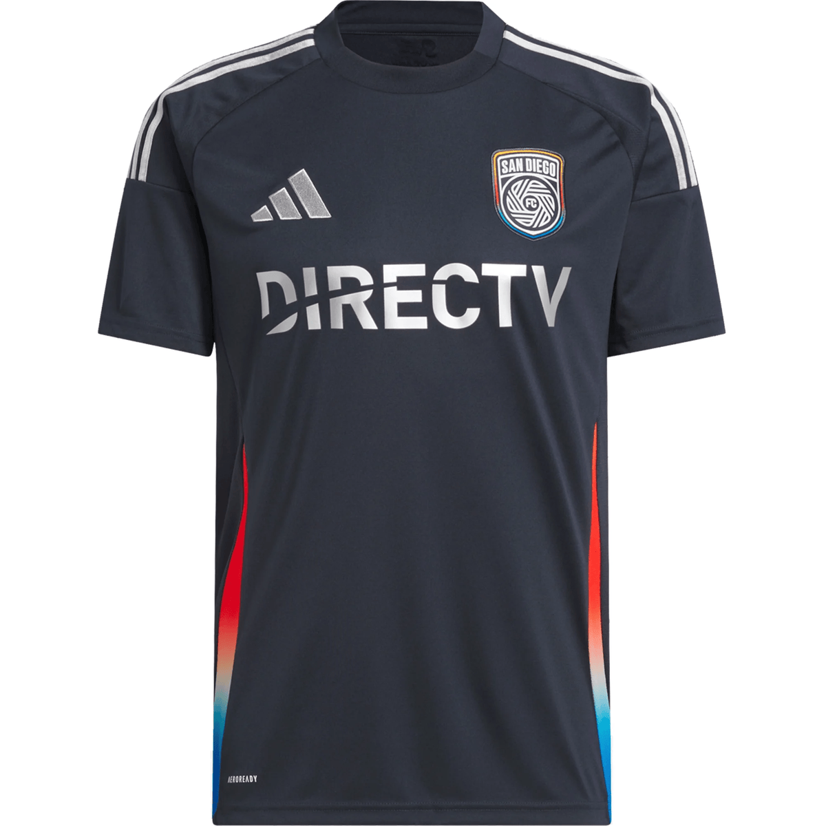 adidas Hirving Lozano San Diego FC Home Jersey w/ MLS + Apple TV Patches 25/26 (Night Navy) | SoccerWearhouse