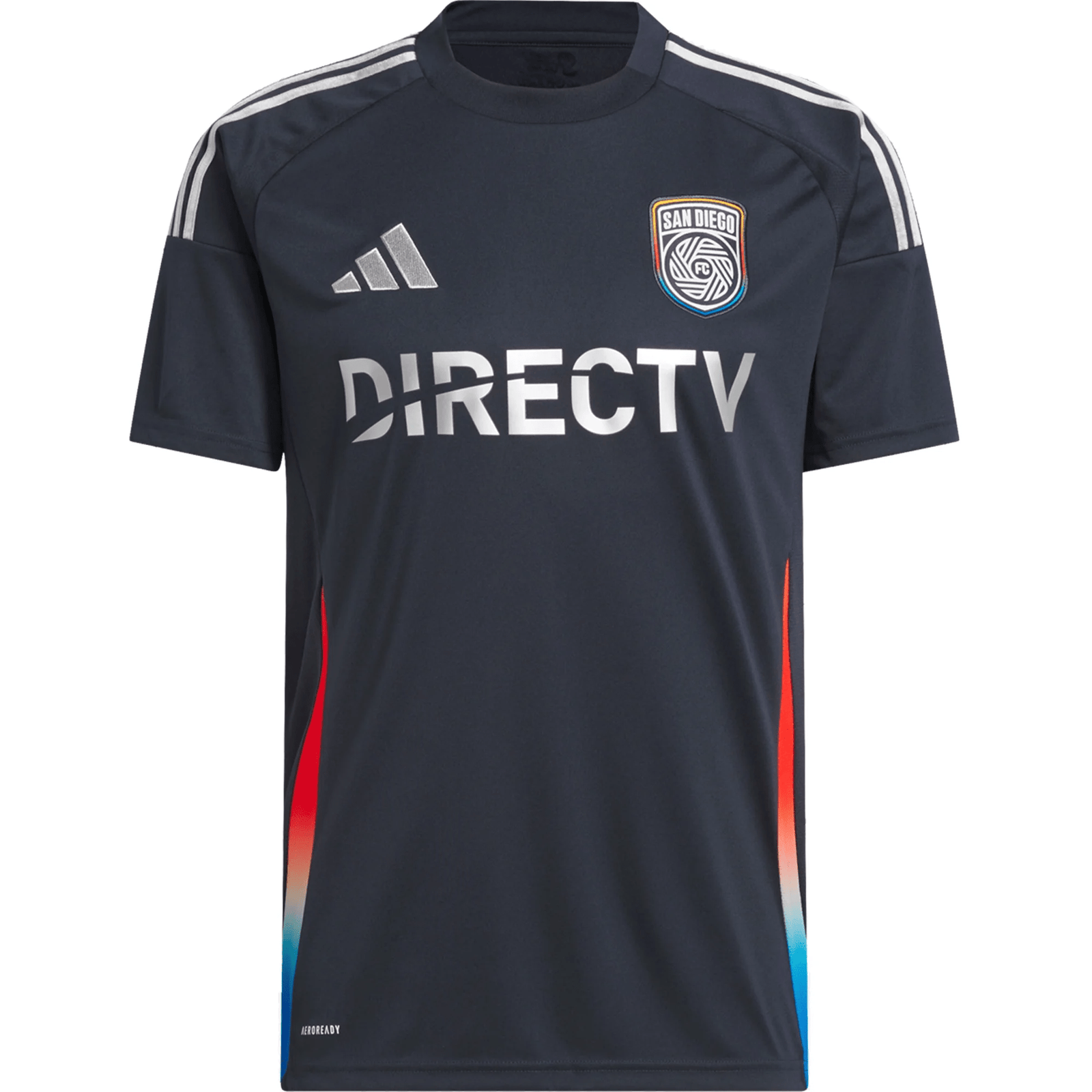 adidas Hirving Lozano San Diego FC Home Jersey w/ MLS + Apple TV Patches 25/26 (Night Navy) | SoccerWearhouse