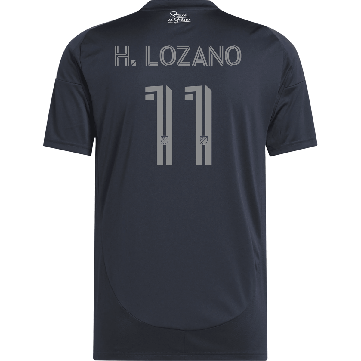adidas Hirving Lozano San Diego FC Home Jersey w/ MLS + Apple TV Patches 25/26 (Night Navy) | SoccerWearhouse