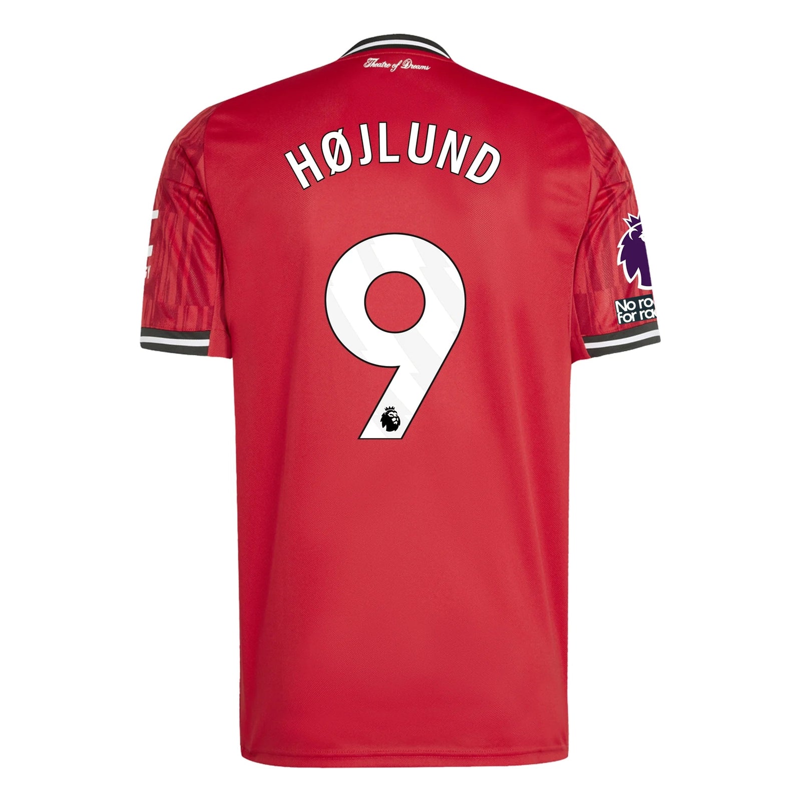 adidas Hojlund Men's Manchester United Home Jersey 25/26 w/ EPL + NRFR Patches (Red) | SoccerWearhouse