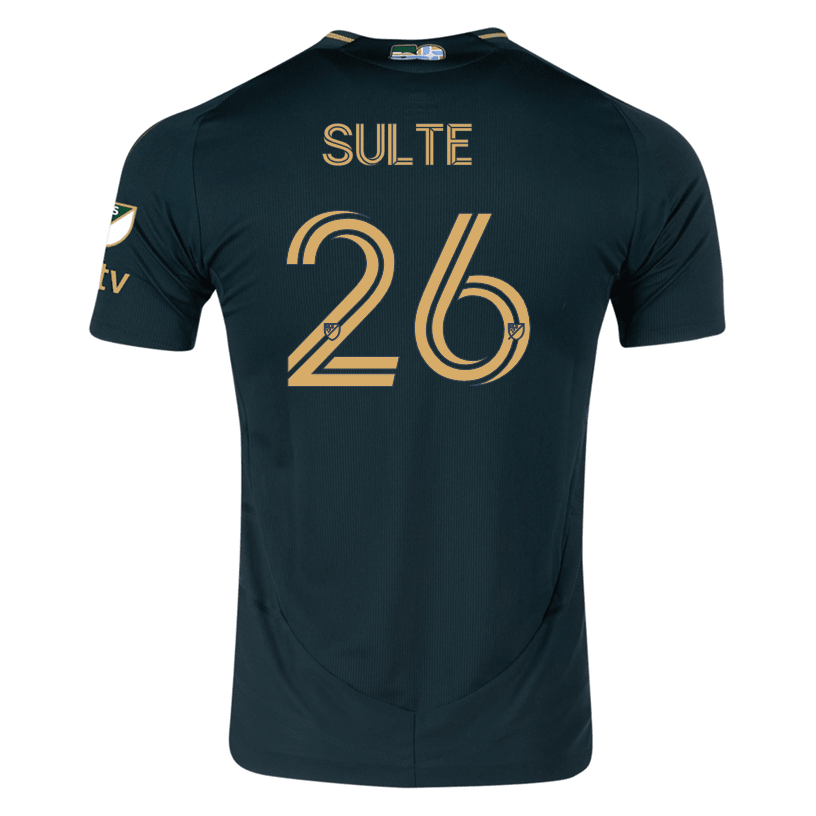 adidas Hunter Sulte Portland Timbers Authentic Home Jersey w/ MLS &amp; Apple Patch 25/26 (Green/Gold) | SoccerWearhouse