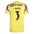 adidas I. Reyes Men's Club America 25/26 Authentic Home Jersey (Yellow)