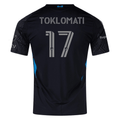 adidas Idan Toklomati Charlotte FC Authentic Away Jersey 25/26 (Black)