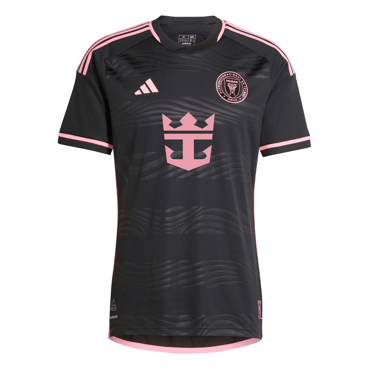 adidas Inter Miami Authentic Royal Caribbean Away Jersey 23/24 (Black/Bliss Pink) | SoccerWearhouse