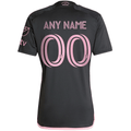 adidas Inter Miami Custom Name Royal Caribbean Away Jersey w/ MLS + Apple TV Patches 23/24 (Black/Bliss Pink)