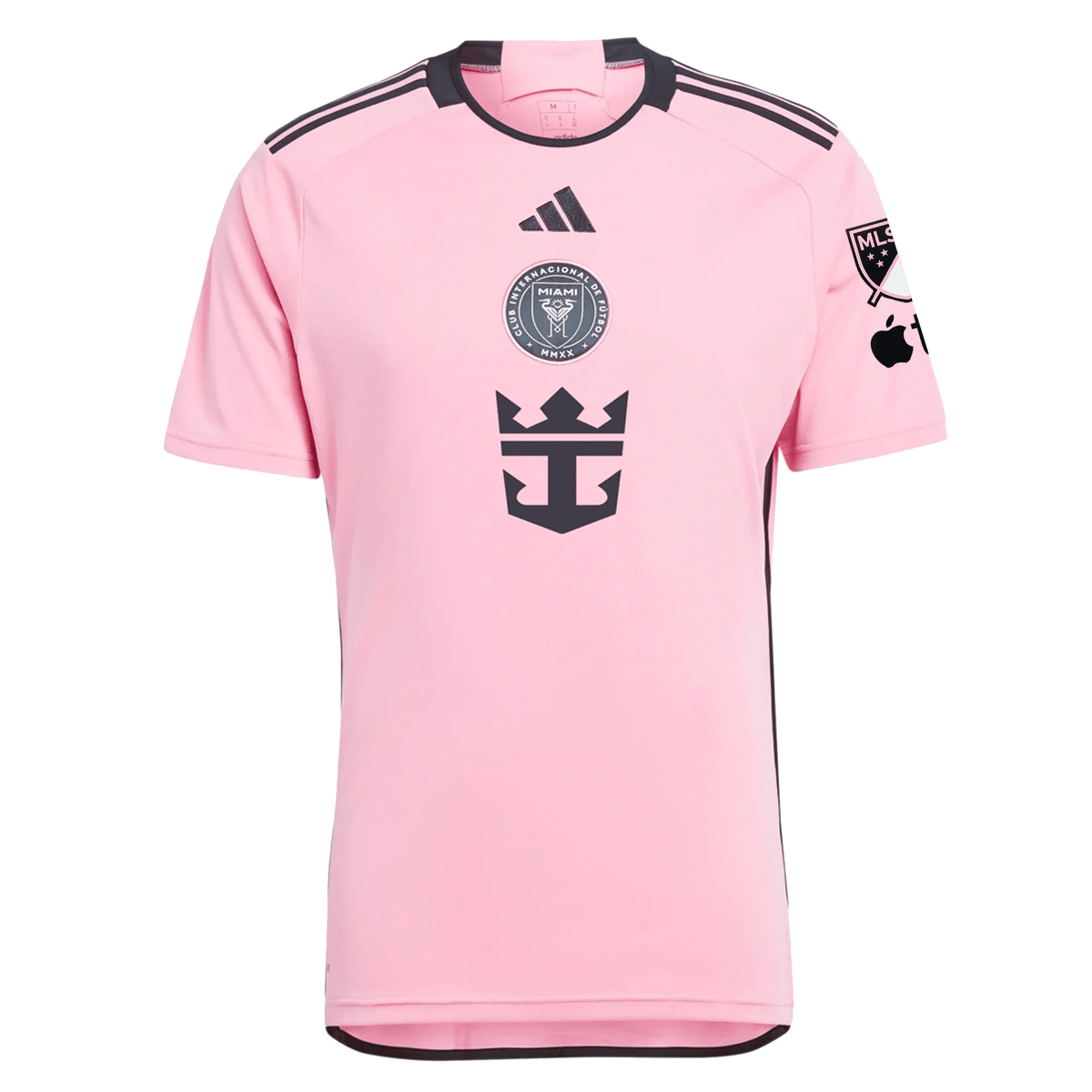 adidas Inter Miami Jordi Alba Royal Caribbean Home Jersey w/ MLS + Apple TV Patches 24/25 (Easy Pink) | SoccerWearhouse
