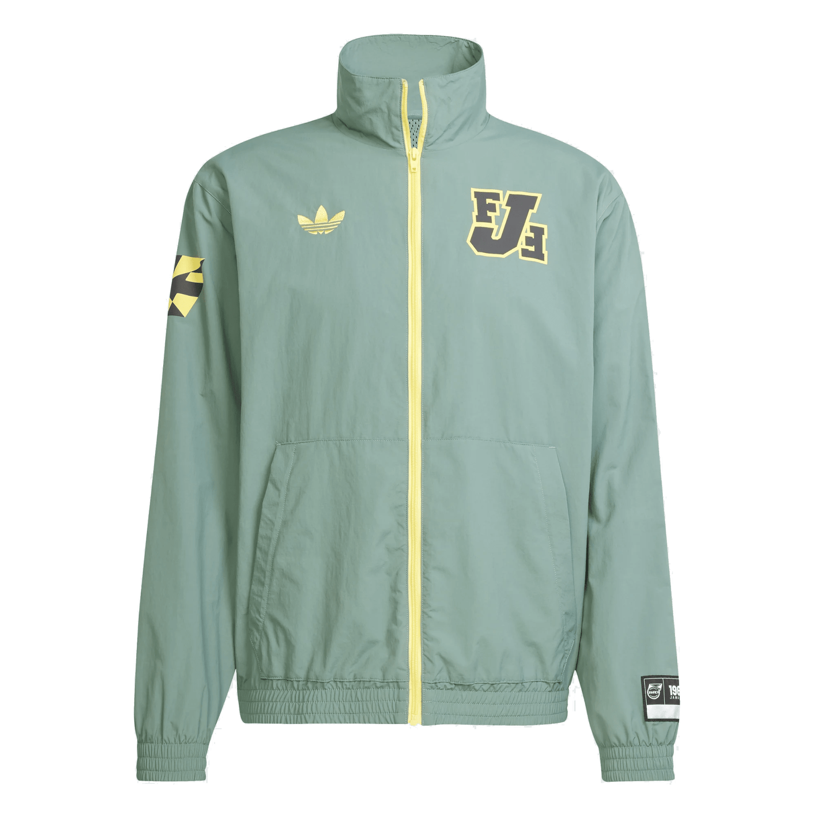 adidas Jamaica Track Top Jacket 25/26 (Green/Yellow) | SoccerWearhouse