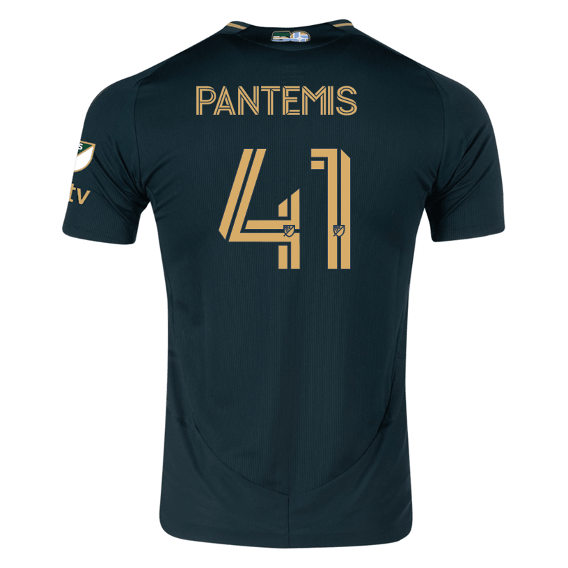 adidas James Pantemis Portland Timbers Authentic Home Jersey w/ MLS &amp; Apple Patch 25/26 (Green/Gold) | SoccerWearhouse