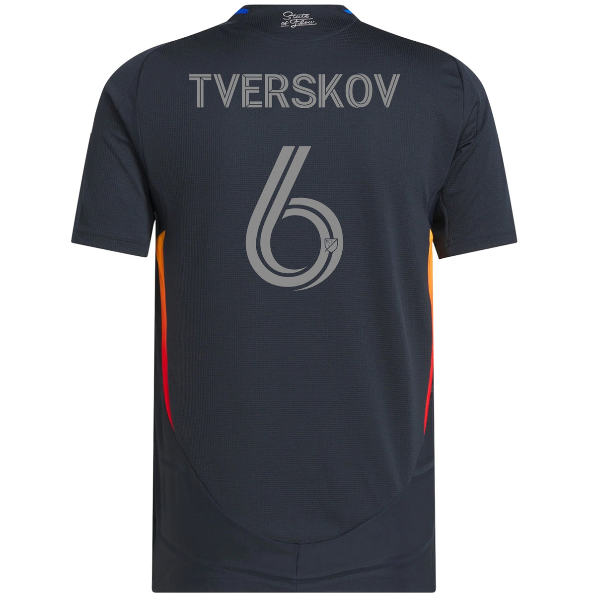 adidas Jeppe Tverskov San Diego FC Authentic Home Jersey w/ MLS + Apple TV Patches 25/26 (Night Navy) | SoccerWearhouse