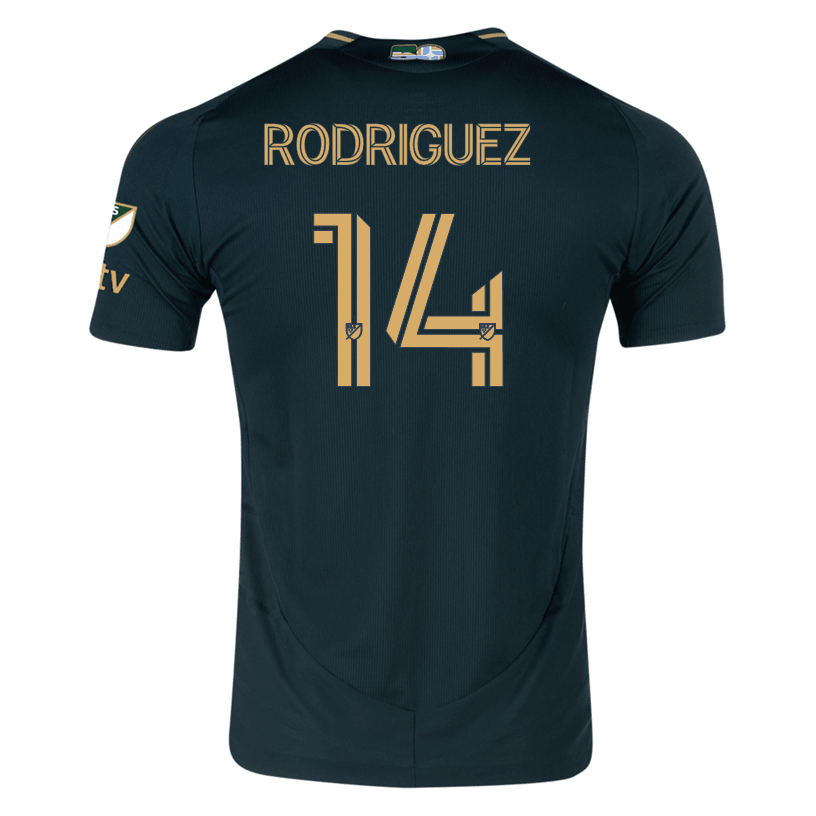 adidas Jonathan Rodriguez Portland Timbers Authentic Home Jersey w/ MLS &amp; Apple Patch 25/26 (Green/Gold) | SoccerWearhouse