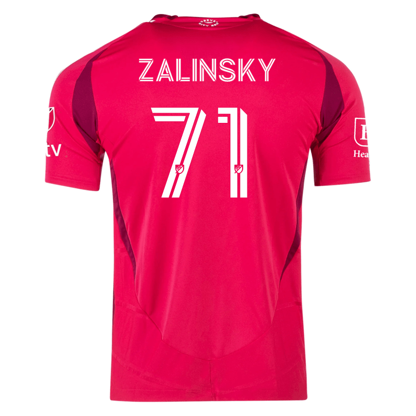 adidas Joseph Zalinsky St. Louis FC Authentic Home Jersey 25/26 (Power Pink) | SoccerWearhouse