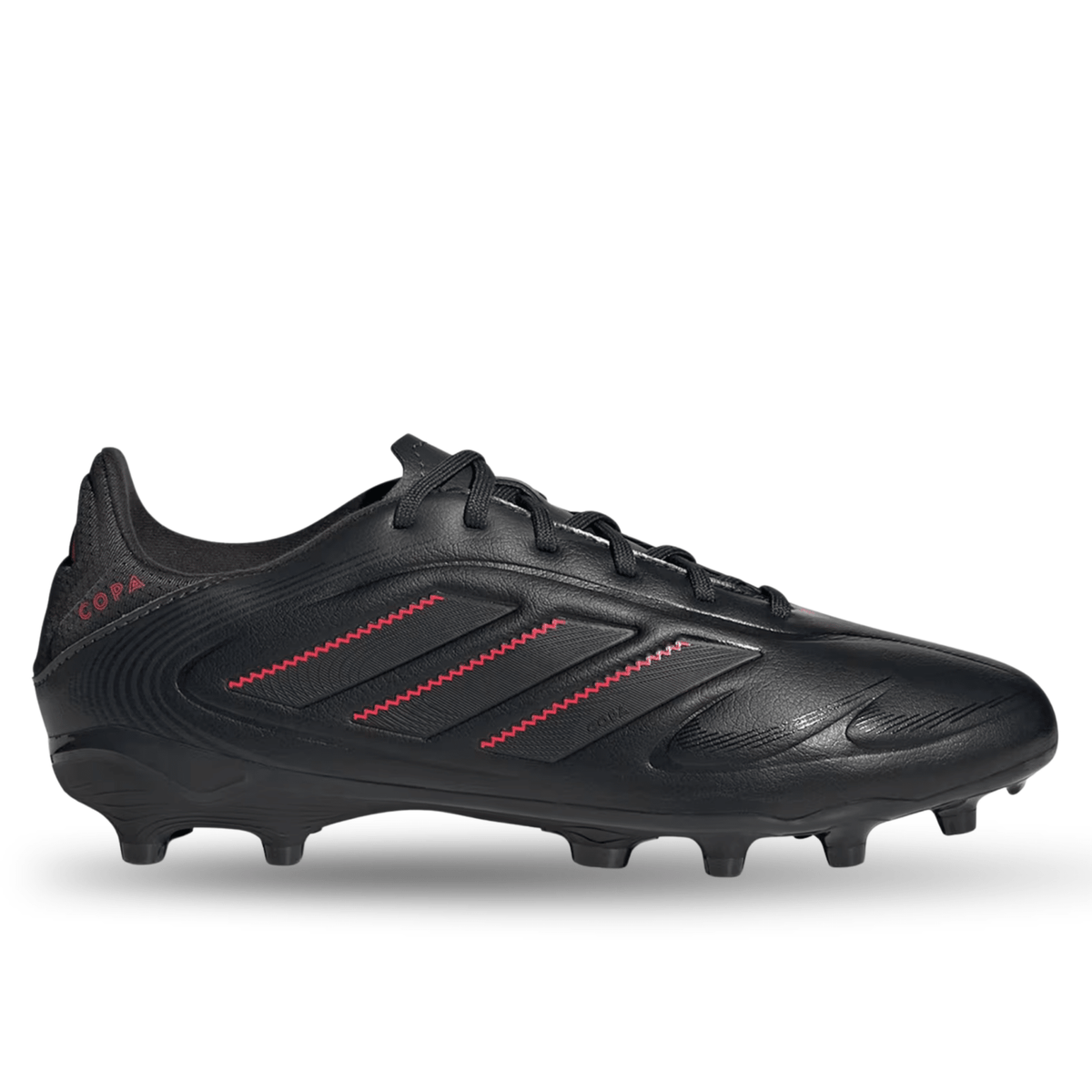 adidas Jr. Copa Pure III League FG/MG Soccer Cleats (Black/Carbon/Lucid Red) | SoccerWearhouse