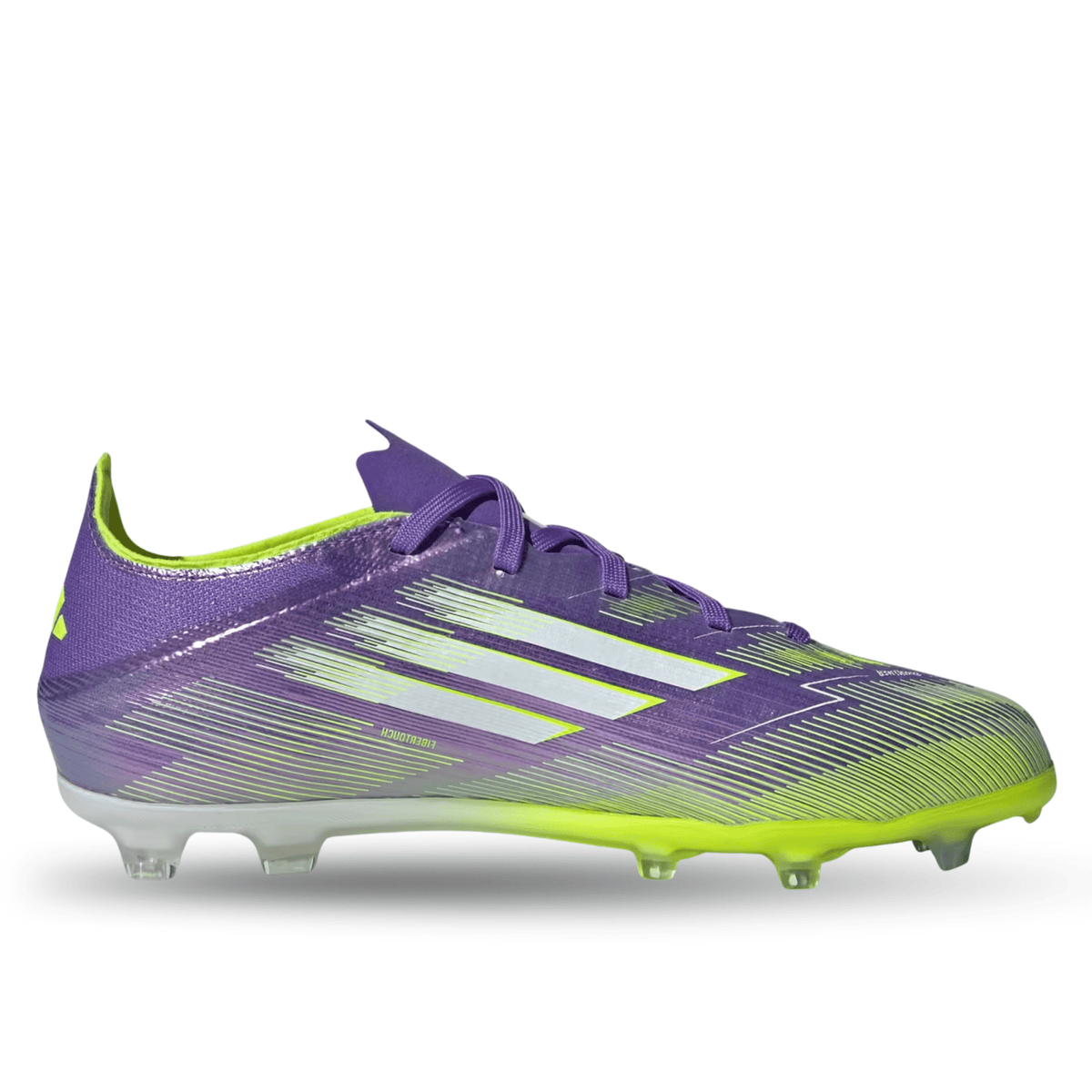 adidas Jr. F50 Elite FG Soccer Cleats (Purple Rush/Lucid Lemon) | SoccerWearhouse