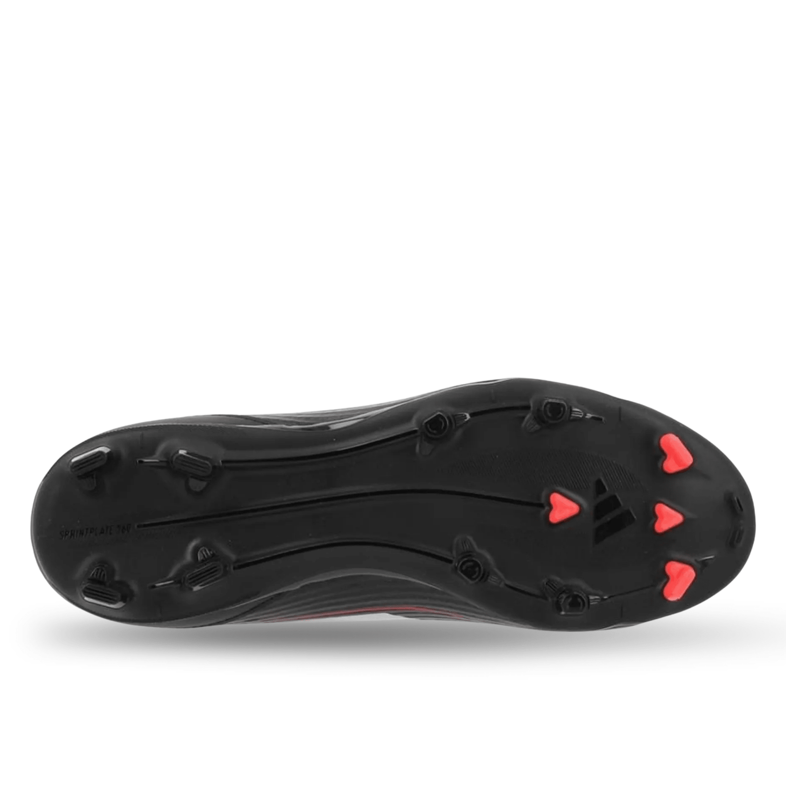 adidas Jr. F50 League FG/MG Soccer Cleats (Black/Iron Metallic/Lucid Red) | SoccerWearhouse