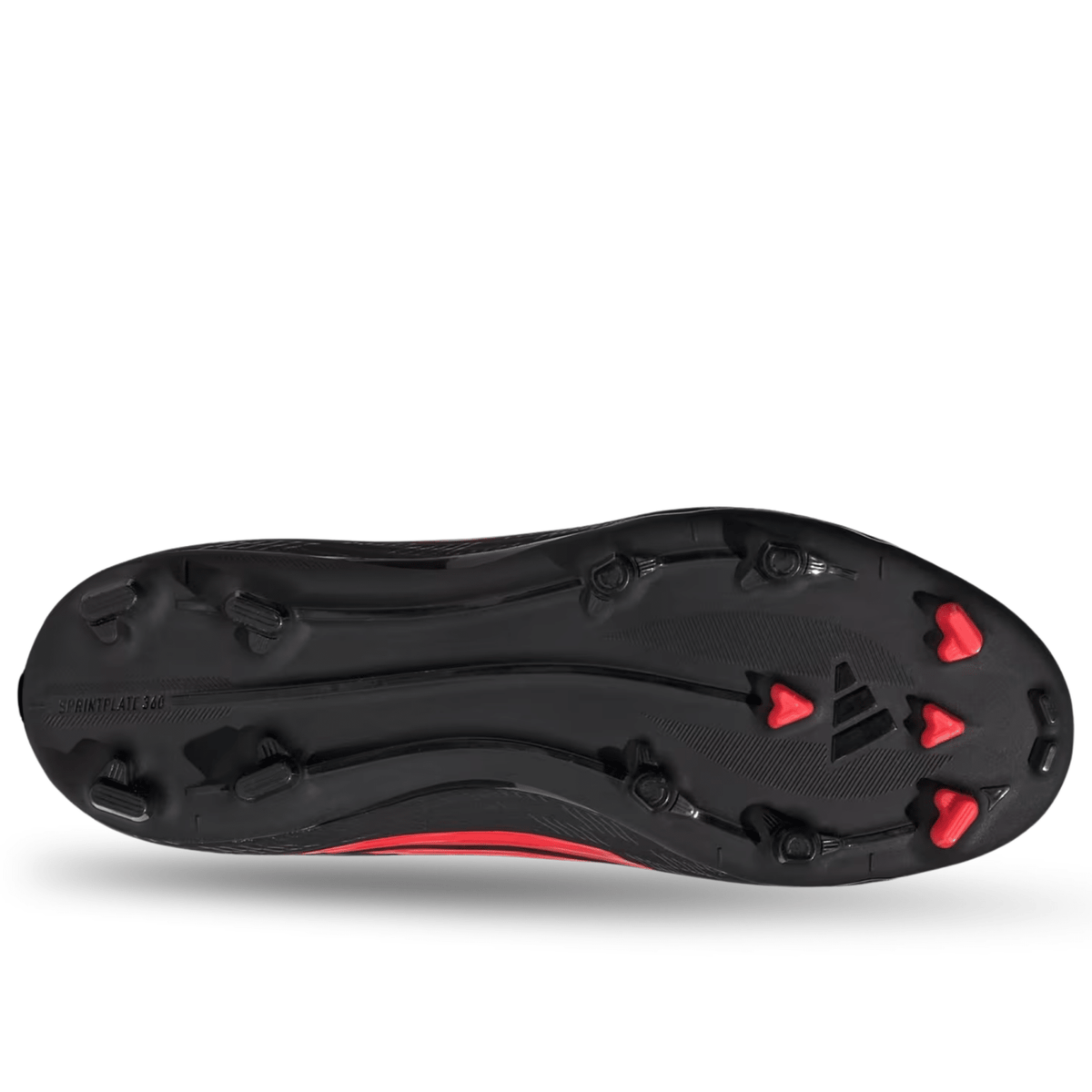 adidas Jr. F50 League FG/MG Soccer Cleats (Black/Lucid Red) | SoccerWearhouse