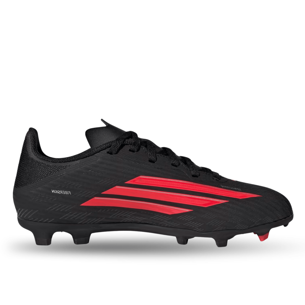 adidas Jr. F50 League FG/MG Soccer Cleats (Black/Lucid Red) | SoccerWearhouse