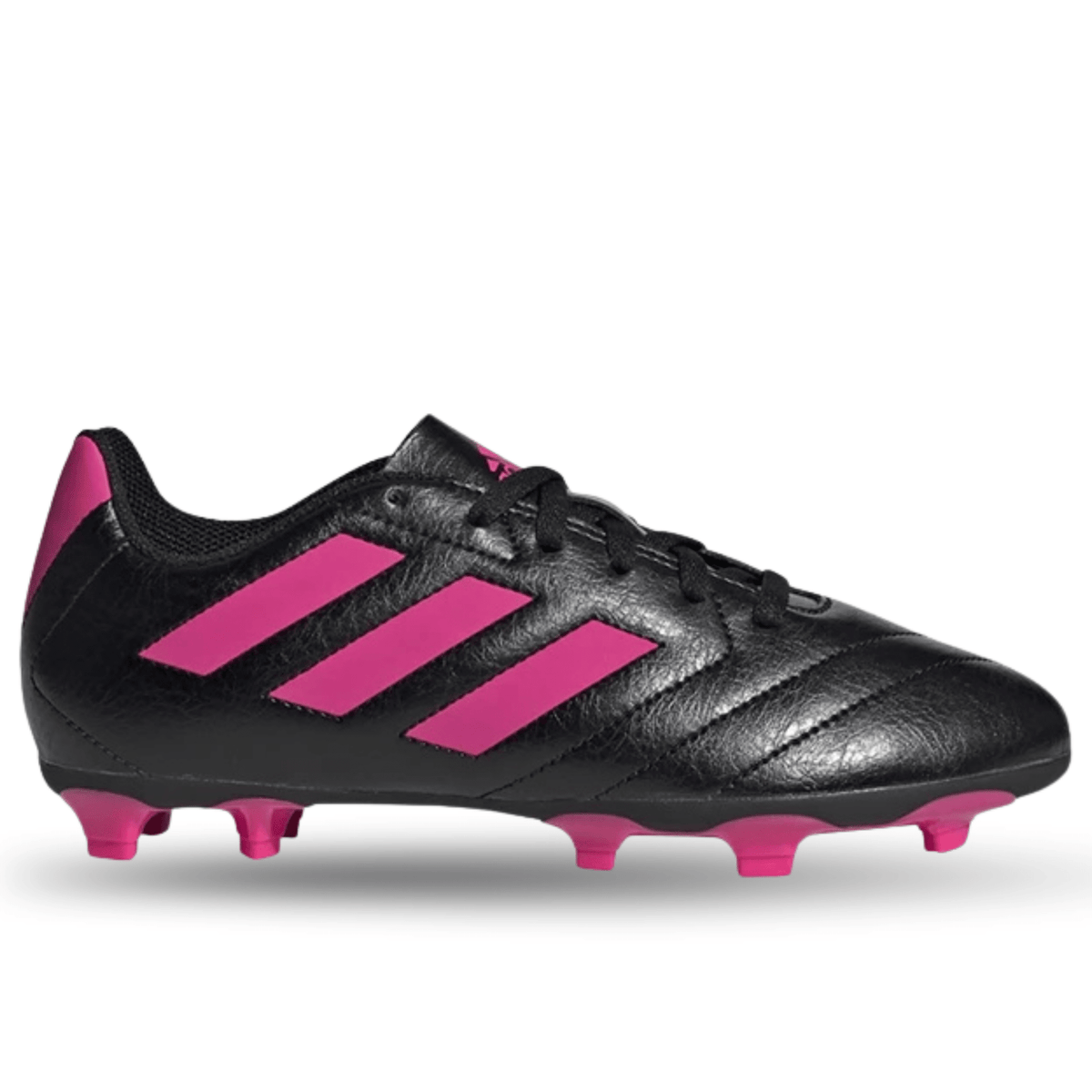 adidas Jr. Goletto FG Soccer Cleats (Black/Shock Pink) | SoccerWearhouse