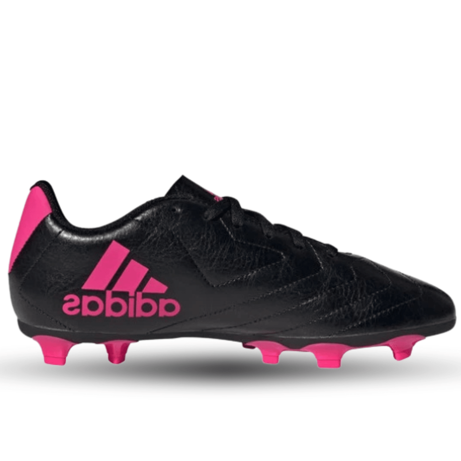adidas Jr. Goletto FG Soccer Cleats (Black/Shock Pink) | SoccerWearhouse