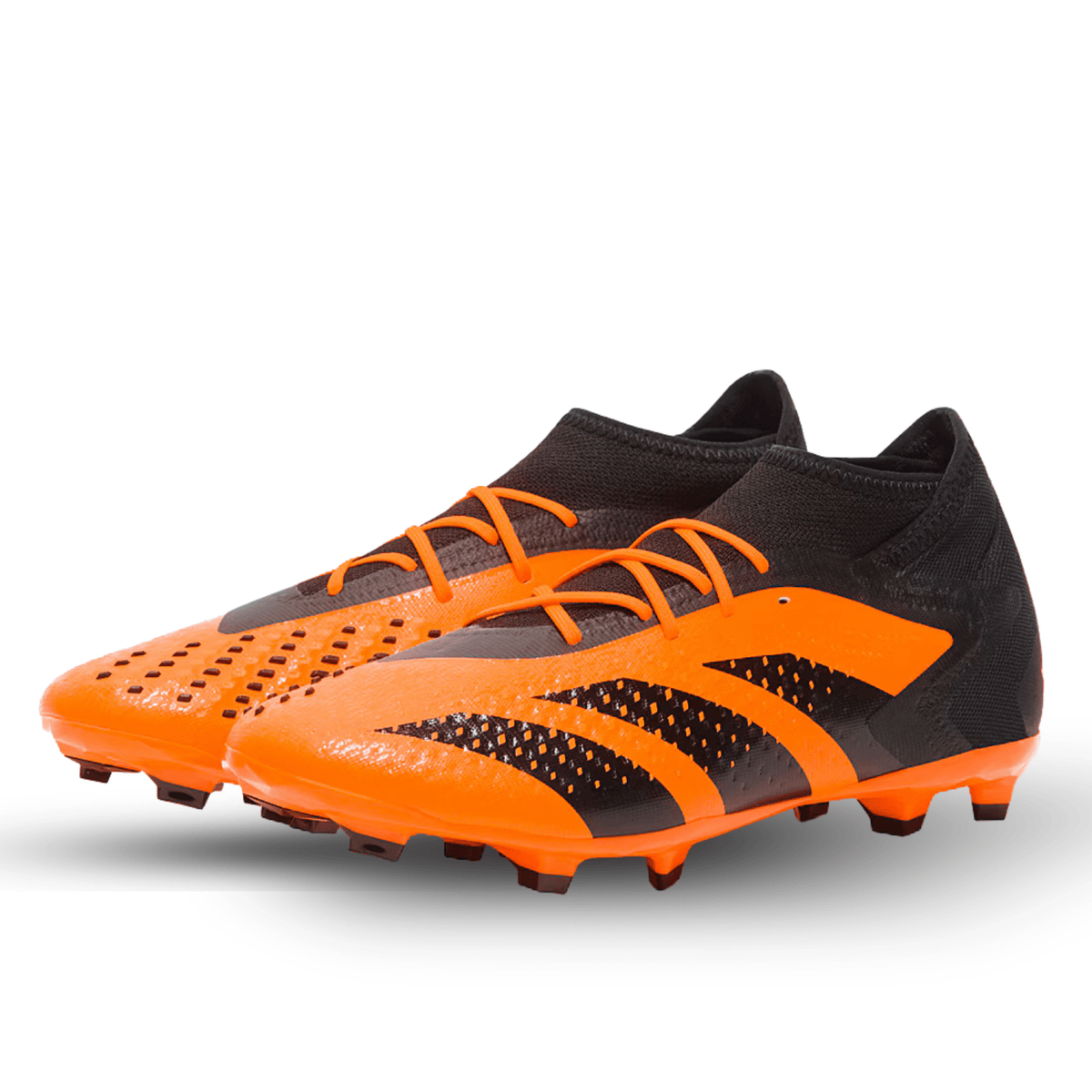 adidas Jr. Predator Accuracy.1 FG Soccer Cleats (Solar Orange/Black) | SoccerWearhouse