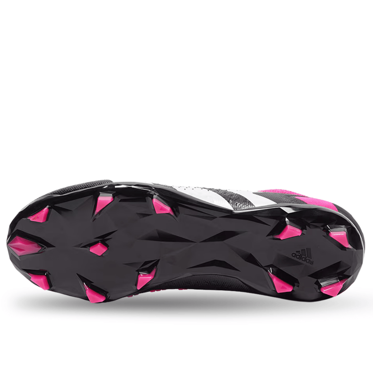 adidas Jr. Predator Accuracy.1 Firm Ground Soccer Cleats (Core Black/Team Shock Pink) | SoccerWearhouse