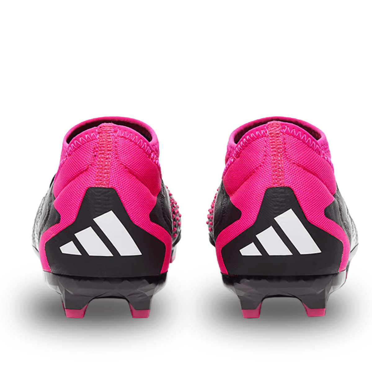 adidas Jr. Predator Accuracy.1 Firm Ground Soccer Cleats (Core Black/Team Shock Pink) | SoccerWearhouse