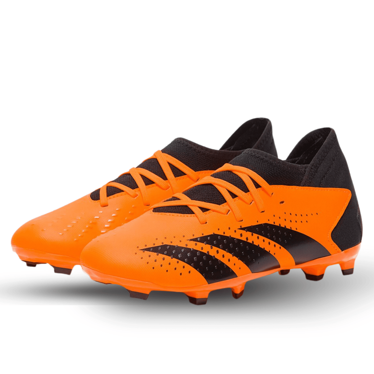 adidas Jr. Predator Accuracy.3 FG Soccer Cleats (Team Solar Orange/Black) | SoccerWearhouse