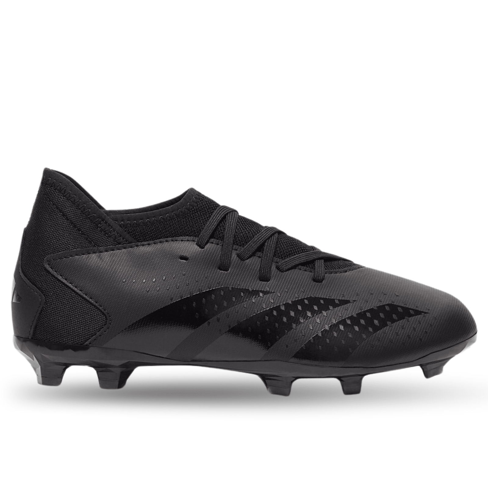 adidas Jr. Predator Accuracy.3 Firm Ground Soccer Cleats (Core Black) | SoccerWearhouse