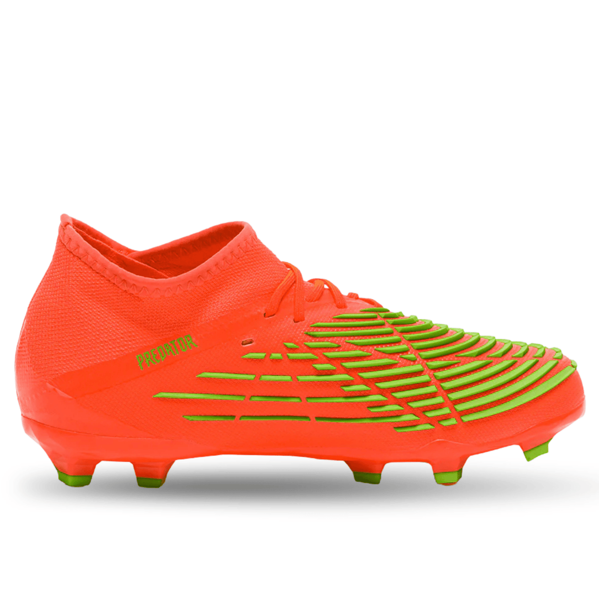 adidas Jr. Predator Edge.1 FG Soccer Cleats (Solar Red/Solar Green) | SoccerWearhouse