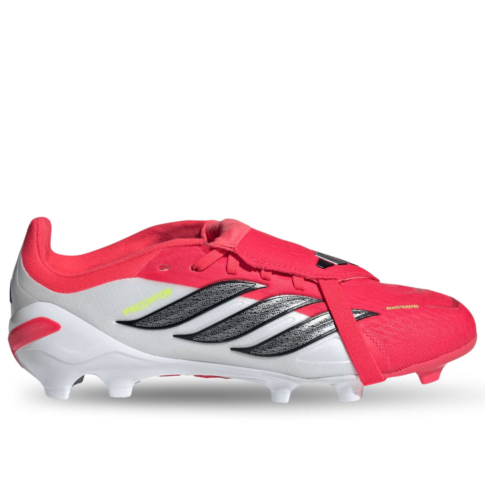 adidas Jr. Predator Elite FT Firm Ground Soccer Cleats (Lucid Red/Black/White) | SoccerWearhouse