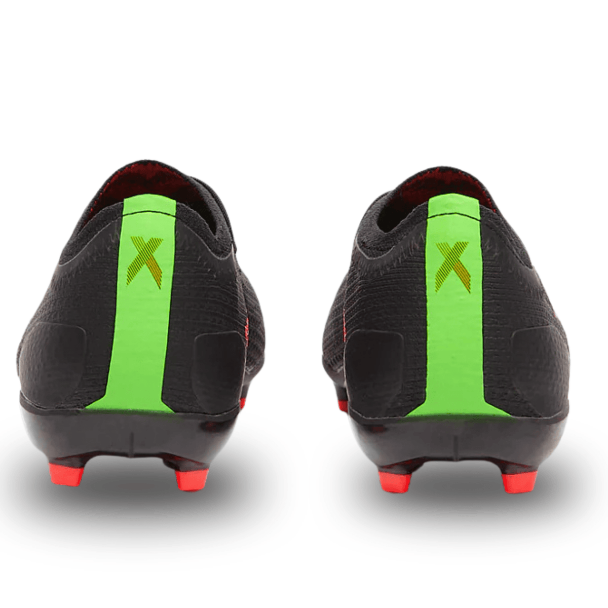 adidas Jr. X Speedportal.1 Firm Ground Soccer Cleats (Core Black/Solar Red/Solar Yellow) | SoccerWearhouse