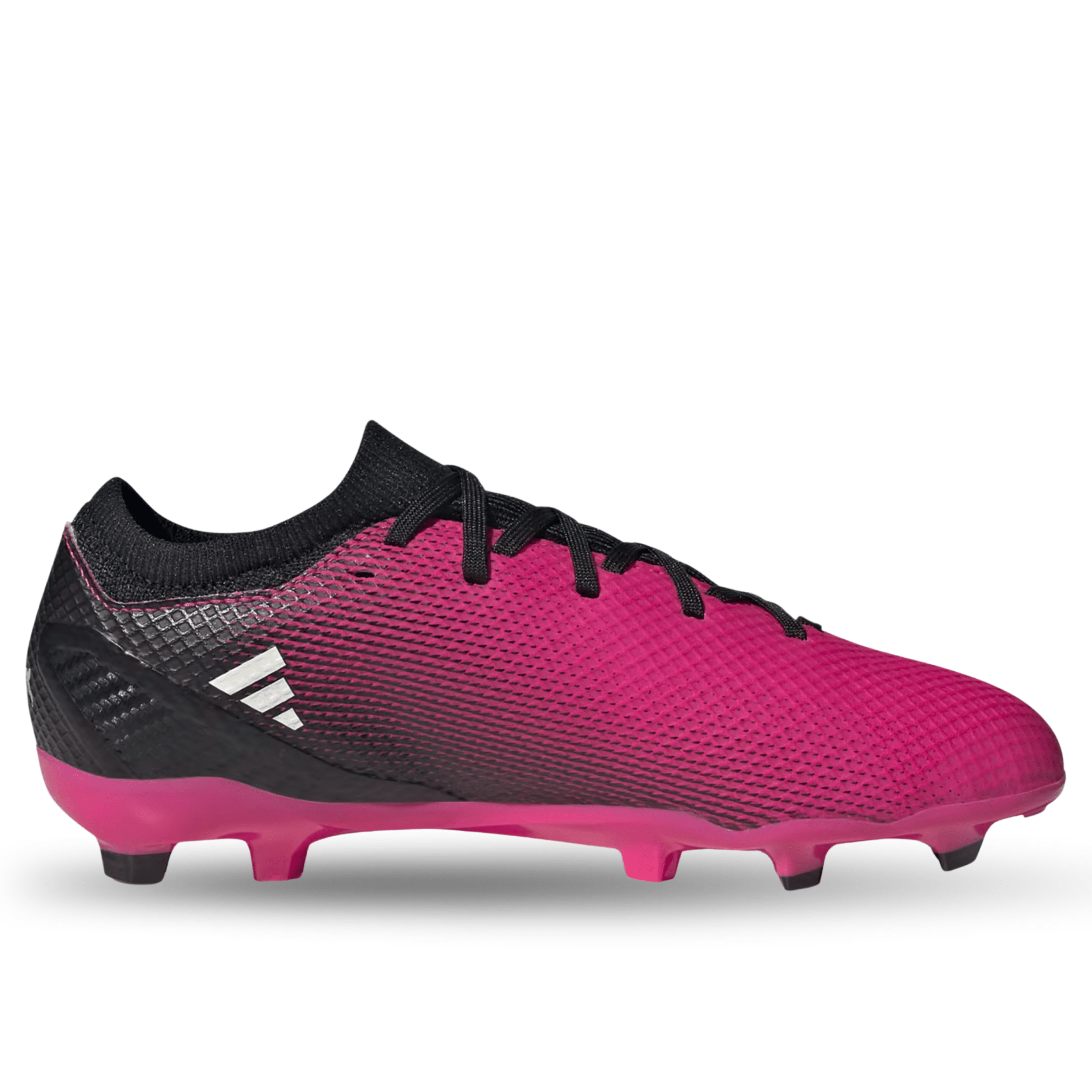 adidas Jr. X Speedportal.3 Firm Ground Soccer Cleats (Team Shock Pink/Core Black)