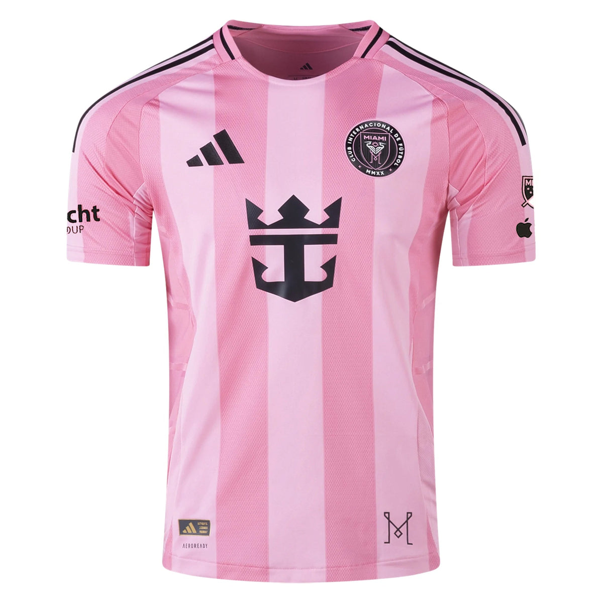 adidas Julian Gressel Inter Miami CF Authentic Home Jersey 25/26 w/ MLS Patches + Sponsor (Easy Pink) | SoccerWearhouse