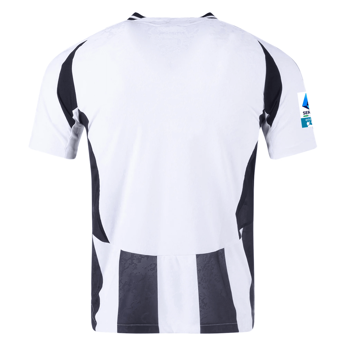 adidas Juventus Authentic Home Jersey w/ Serie A Patch 24/25 (White/Black) | SoccerWearhouse
