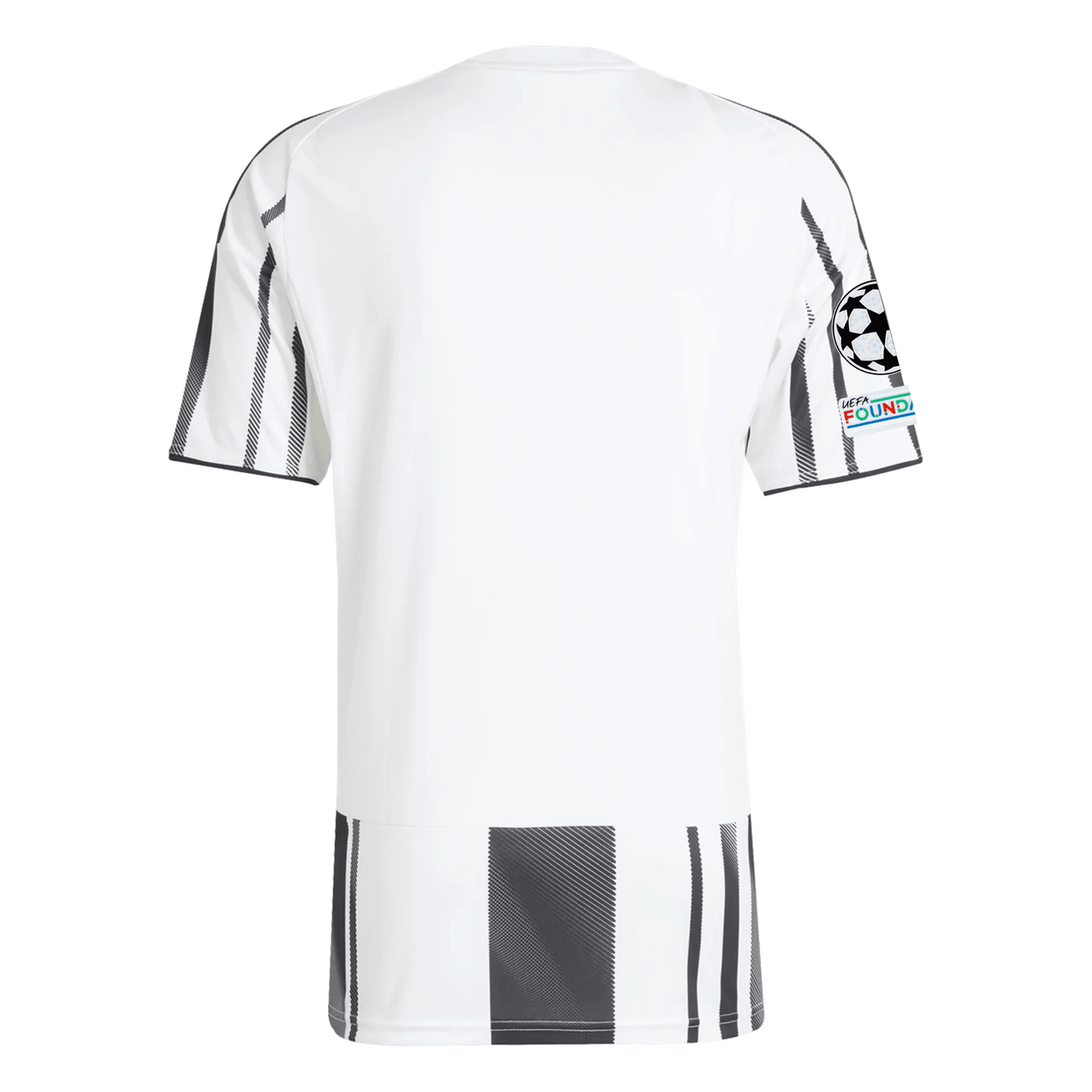 adidas Juventus Rouhi Home Jersey w/ Champions League Patches 25/26 (White/Black/Pink) | SoccerWearhouse