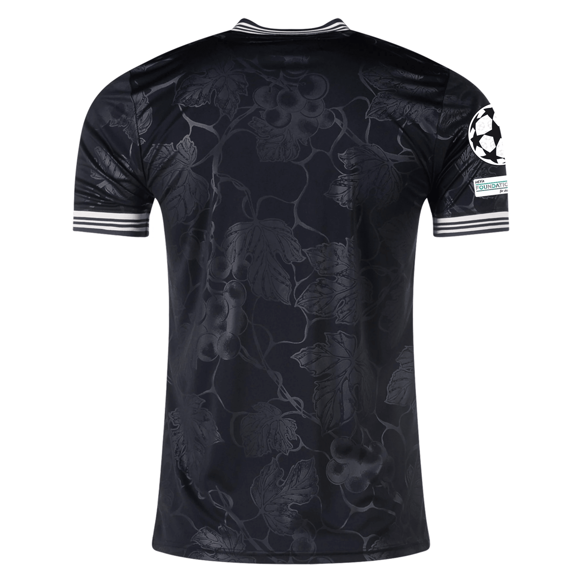 adidas Juventus Third Jersey w/ Champions League Patches 25/26 (Black) | SoccerWearhouse
