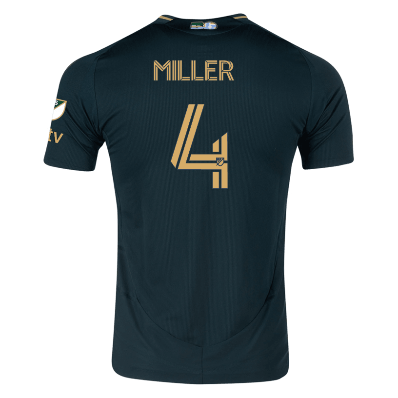 adidas Kamal Miller Portland Timbers Authentic Home Jersey w/ MLS & Apple Patch 25/26 (Green/Gold) | SoccerWearhouse