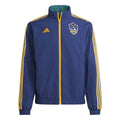 adidas LA Galaxy Reversible Anthem Jacket (Navy/Green/Multi)