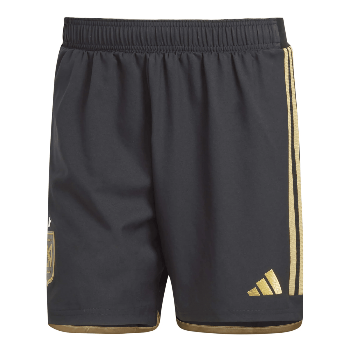 adidas LAFC Authentic Home Short (Black/Gold) | SoccerWearhouse