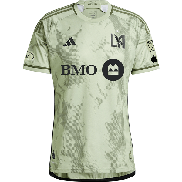 adidas LAFC Authentic Jesús Murillo Away Jersey w/ MLS + Apple TV + Ford Patches 24/25 (Magic Lime) | SoccerWearhouse