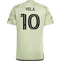 Adidas LAFC Carlos Vela Away Jersey w/ MLS + Apple TV Patches 24/25 (Magic Lime)