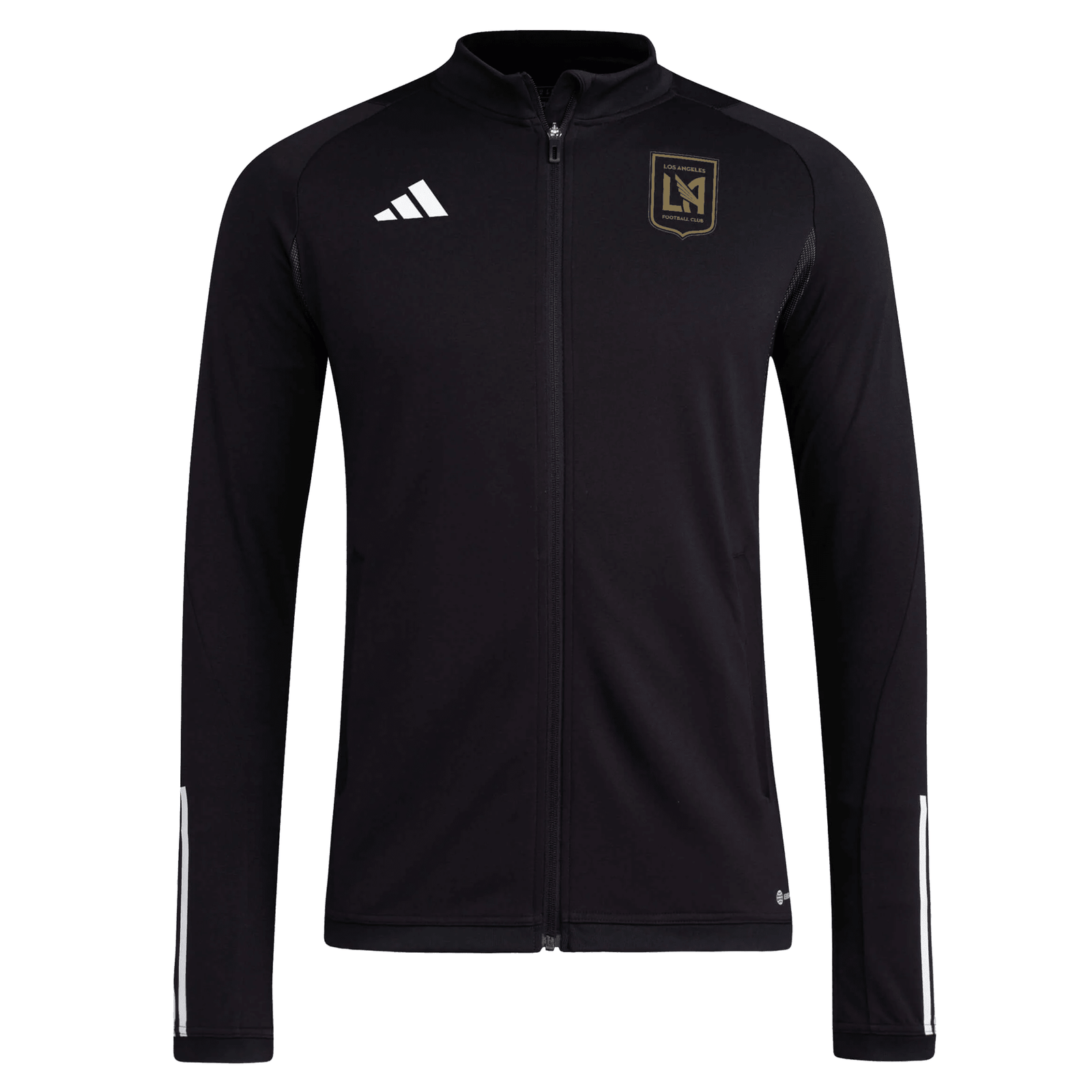 adidas LAFC Tiro 23 Competition Training Jacket (Black/Gold) | SoccerWearhouse