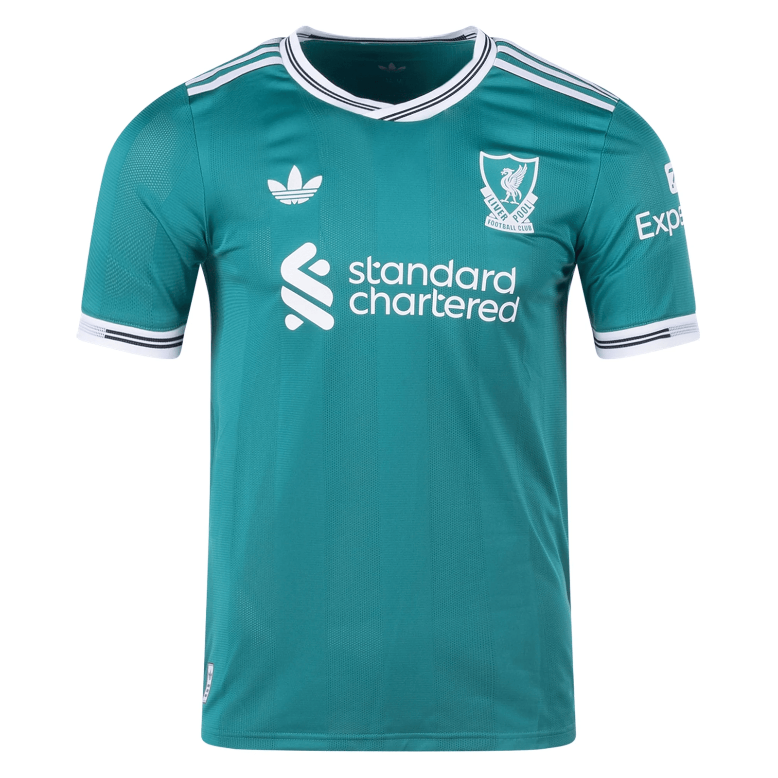 adidas Liverpool FC Authentic Third Jersey 25/26 (Sea Green) | SoccerWearhouse