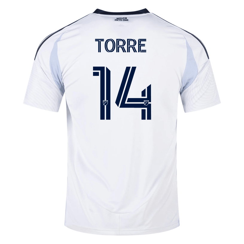 adidas Luca de la Torre San Diego FC Away Jersey 25/26 (White) | SoccerWearhouse