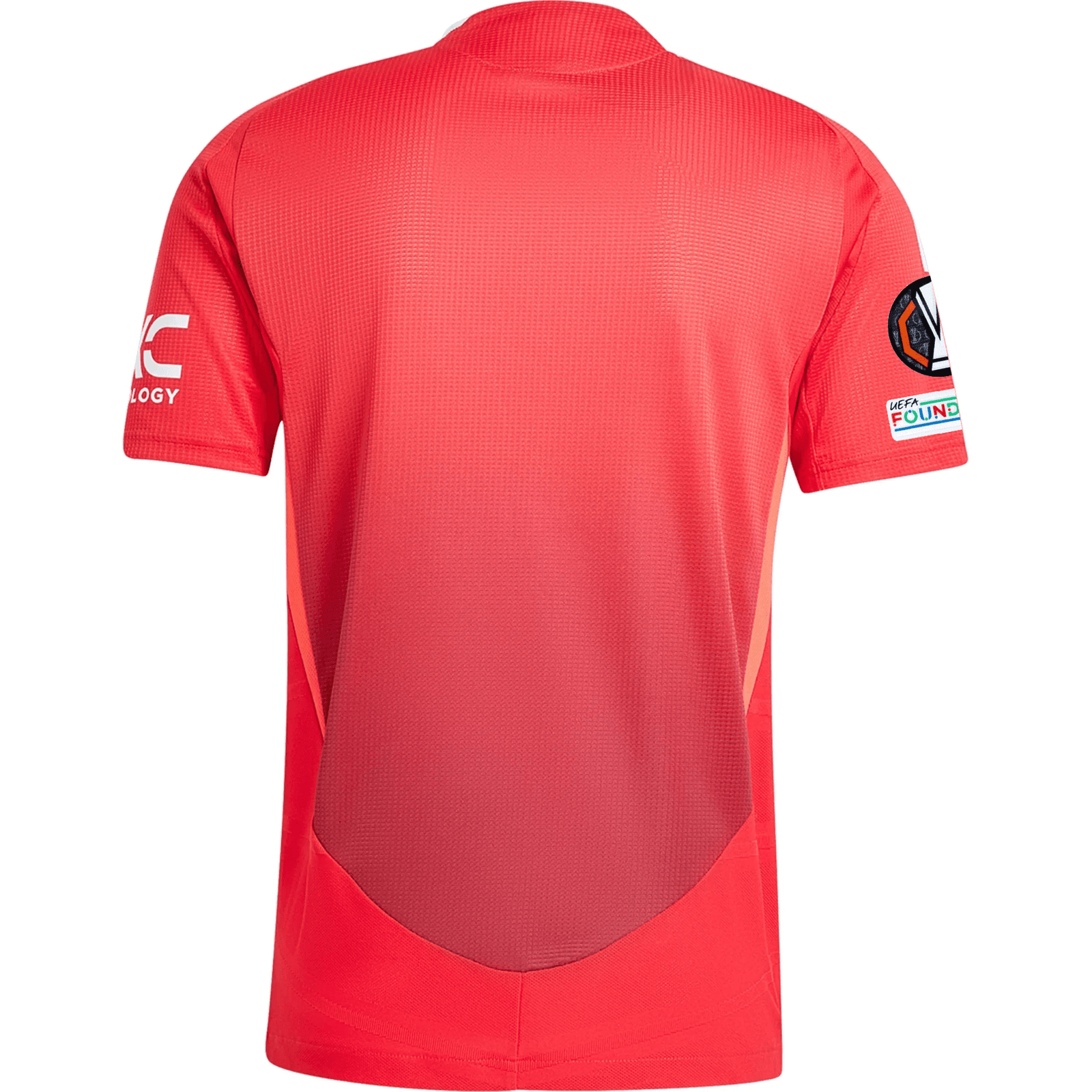 adidas Manchester United Authentic Home Jersey w/ Europa League Patches 24/25 (MUFC Red/Bright Red) | SoccerWearhouse