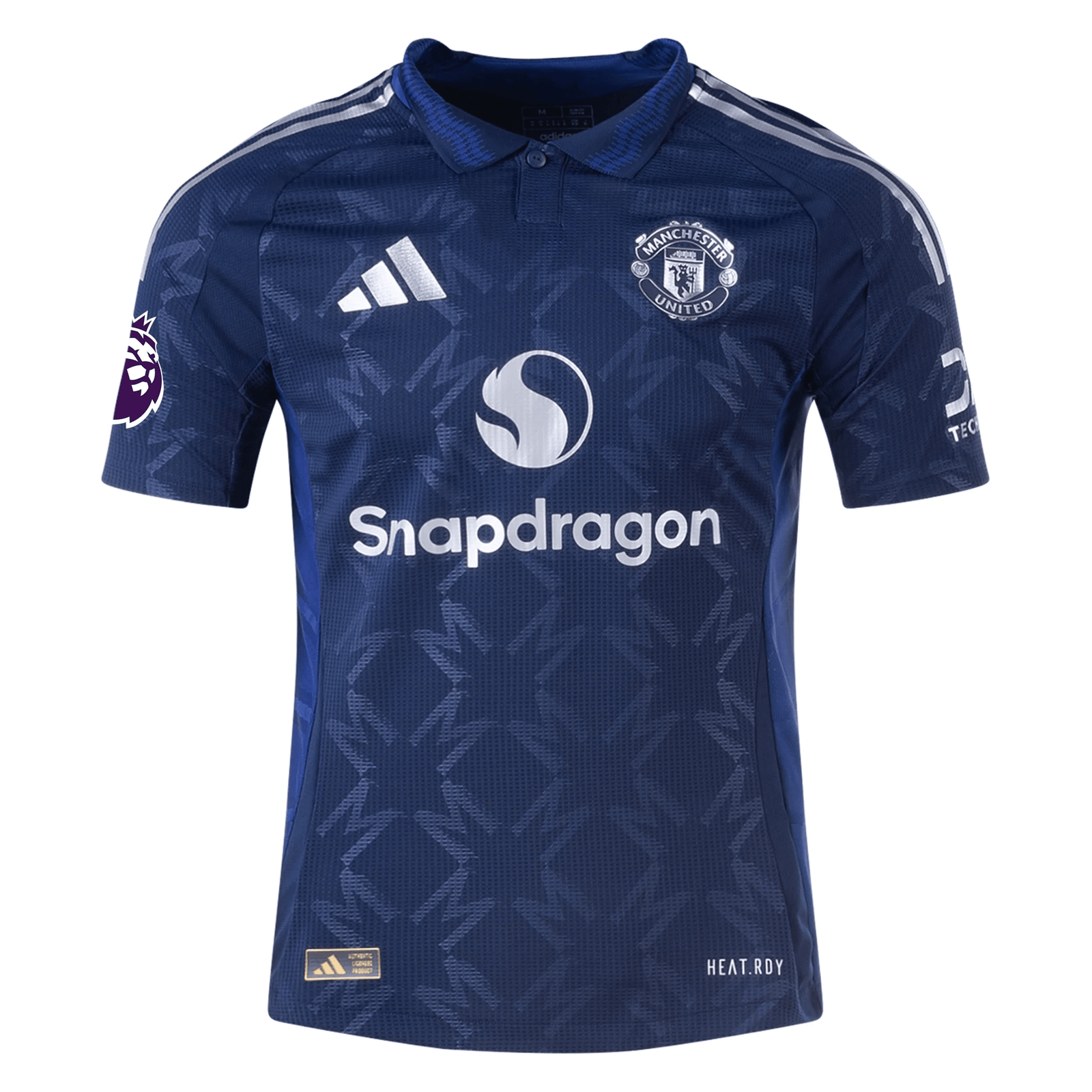 adidas Manchester United Authentic Marcus Rashford Away w/ EPL Patch 24/25 (Night Indigo) | SoccerWearhouse