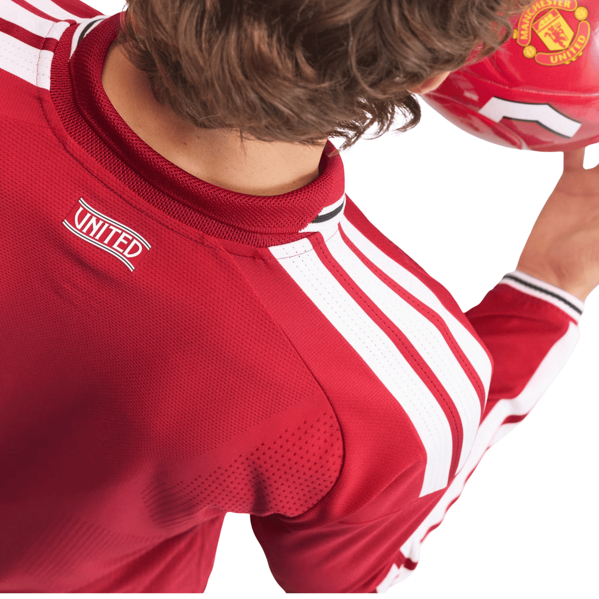 adidas Manchester United Authentic Long Sleeve Home Jersey 26/27 (Red) | SoccerWearhouse