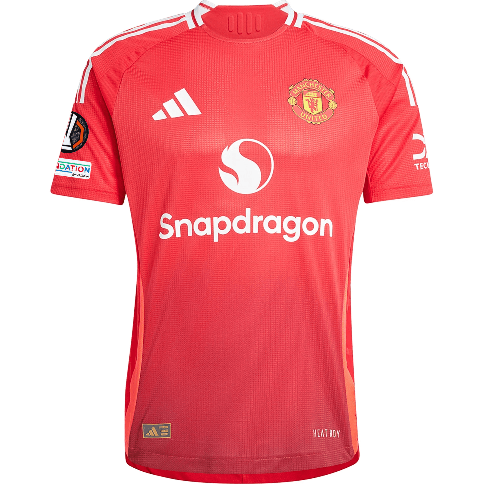 adidas Manchester United Authentic Alejandro Garnacho Home Jersey w/ Europa League Patches 24/25 (MUFC Red/Bright Red) | SoccerWearhouse